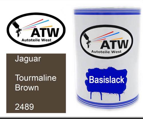 Jaguar, Tourmaline Brown, 2489: 500ml Lackdose, von ATW Autoteile West.